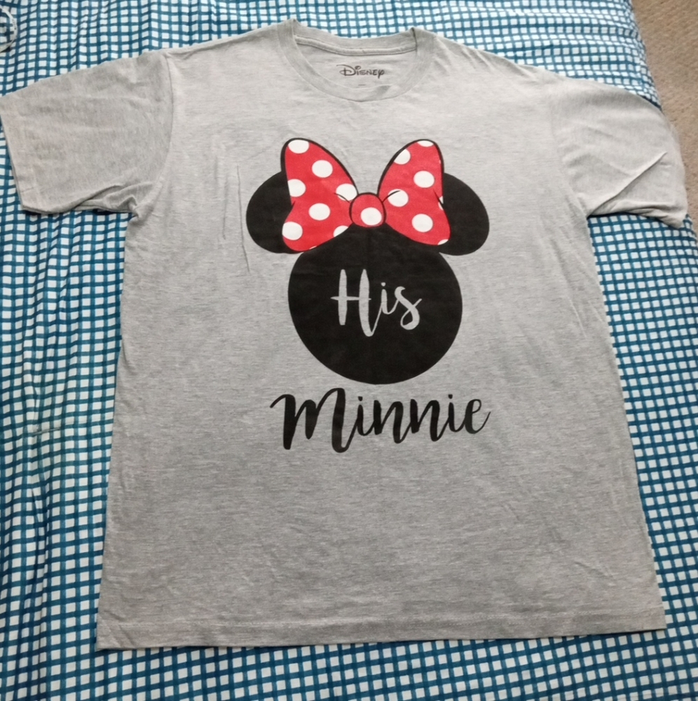 Disney Gray His Minnie T-Shirt